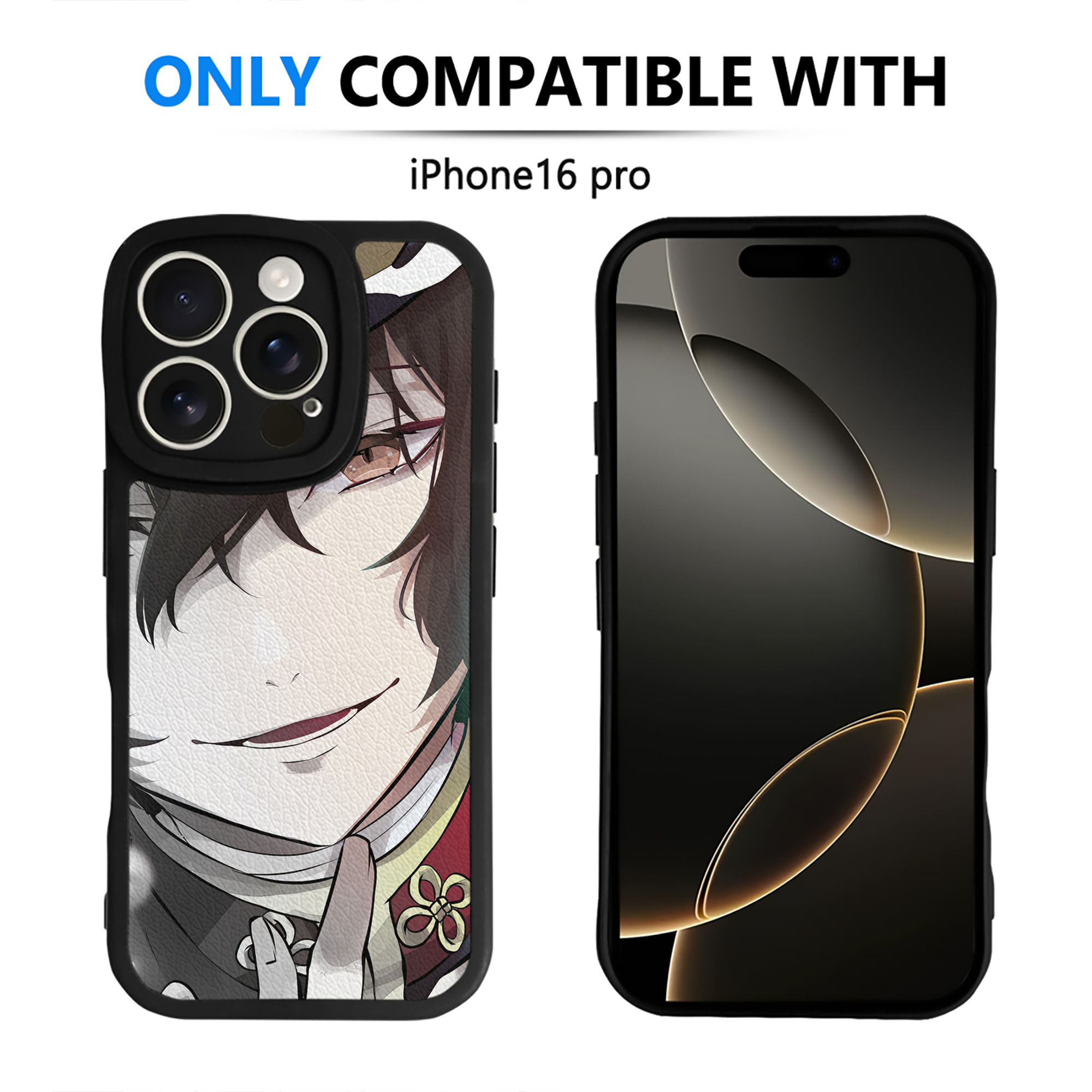 （画像用） 文豪ストレイドッグス Bungo Stray Dogs 【iPhone 16シリーズ対応】シリコンスマホケース（レザー調） 材質：シリコン